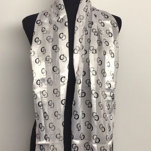 Women head neck fashion monogram C scarf 1155 NWT